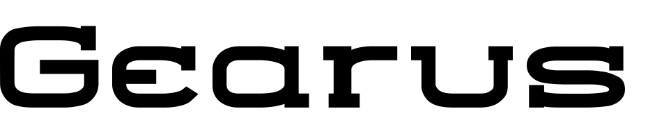 Gearus Serif Heavy Yazı tipi ücretsiz indir